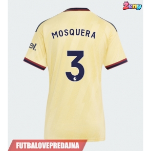 Lacne Ženy Futbalové dres Arsenal Cristhian Mosquera #3 2026-27 Krátky Rukáv - Tretina